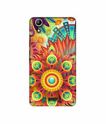 Amazon Brand - Solimo Designer Rangoli 3D Printed Hard Back Case Mobile Cover for Micromax Canvas Selfie 2 Q340