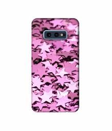 Amazon Brand - Solimo Designer Glitter Stars 3D Printed Hard Back Case Mobile Cover for Samsung Galaxy S10e