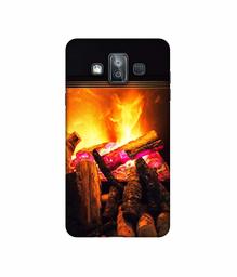 Amazon Brand - Solimo Designer Born Fire 3D Printed Hard Back Case Mobile Cover for Samsung Galaxy J7 Duo