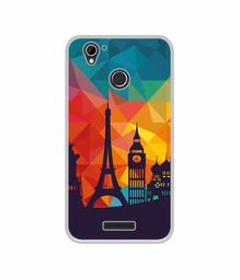 Amazon Brand - Solimo Designer Colored Paris UV Printed Soft Back Case Mobile Cover for Lyf Water 7S