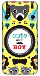 Amazon Brand - Solimo Designer Cute Little Boy Pattern 3D Printed Hard Back Case Mobile Cover for Realme 3 / Realme 3i