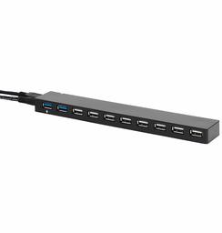 AmazonBasics USB 3.0 10-Port HUB with AC Adapter, Black