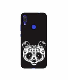 Amazon Brand - Solimo Designer Panda Illustrator 3D Printed Hard Back Case Mobile Cover for Xiaomi Redmi Note 7S