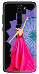 Amazon Brand - Solimo Designer Girl Design 3D Printed Hard Back Case Mobile Cover for Xiaomi Redmi Note 8 Pro