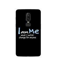 Amazon Brand - Solimo Designer Quotes 3D Printed Hard Back Case Mobile Cover for OnePlus 6