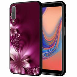 Amazon Brand - Solimo Designer Floral Printed Hard Back Case Mobile Cover for Samsung Galaxy A7 (2018) (D1159)