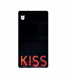 Amazon Brand - Solimo Designer Kiss 3D Printed Hard Back Case Mobile Cover for Sony Xperia Z2