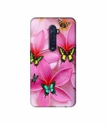 Amazon Brand - Solimo Designer B-Butterflies 3D Printed Hard Back Case Mobile Cover for Oppo Reno 2