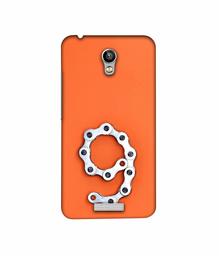 Amazon Brand - Solimo Designer Number Nine 3D Printed Hard Back Case Mobile Cover for Micromax Canvas Spark Q380