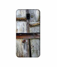 Amazon Brand - Solimo Designer Old Door 3D Printed Hard Back Case Mobile Cover for Samsung Galaxy J6 Plus