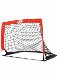 UMI. By Amazon Obiettivo di Calcio Portatile Rete da Calcio 4'x3' (Rosso Mela)