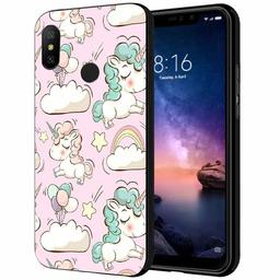 Amazon Brand - Solimo Designer Magical Unicorn Printed Hard Back Case Mobile Cover for Xiaomi Redmi Note 6 pro (D1268)