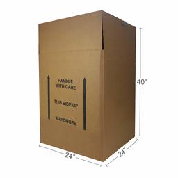 AmazonBasics Wardrobe Clothing Moving Boxes - 24