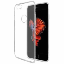 Amazon Brand - Solimo Mobile Cover for Apple iPhone 6/6S (Soft & Flexible Back Case), Transparent