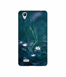 Amazon Brand - Solimo Designer White Flower UV Printed Soft Back Case Mobile Cover for Vivo Y31