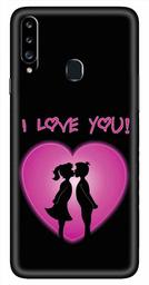 Amazon Brand - Solimo Designer Heart Design 3D Printed Hard Back Case Mobile Cover for Samsung Galaxy A20s