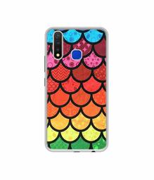 Amazon Brand - Solimo Designer Multicolor Pattern UV Printed Soft Back Case Mobile Cover for Vivo U20