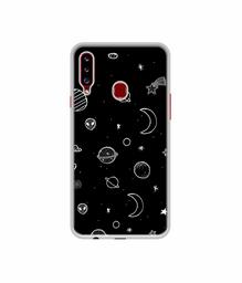 Amazon Brand - Solimo Designer Solar System UV Printed Soft Back Case Mobile Cover for Samsung Galaxy A20s