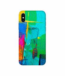 Amazon Brand - Solimo Designer Color Stokes 3D Printed Hard Back Case Mobile Cover for Apple iPhone Xs Max