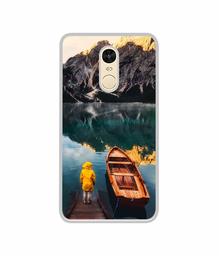 Amazon Brand - Solimo Designer Lake View UV Printed Soft Back Case Mobile Cover for Mi Redmi Note 4