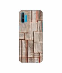 Amazon Brand - Solimo Designer Books Texture 3D Printed Hard Back Case Mobile Cover for Realme C3