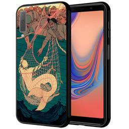 Amazon Brand - Solimo Designer Mermaid Printed Hard Back Case Mobile Cover for Samsung Galaxy A7 (2018) (D1264)