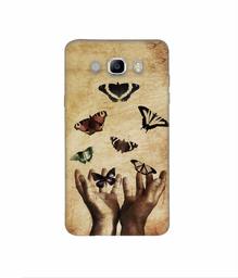 Amazon Brand - Solimo Designer Butterflies 3D Printed Hard Back Case Mobile Cover for Samsung Galaxy J7 (2016)