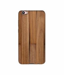 Amazon Brand - Solimo Designer Wooden Art 3D Printed Hard Back Case Mobile Cover for Vivo V5 Plus