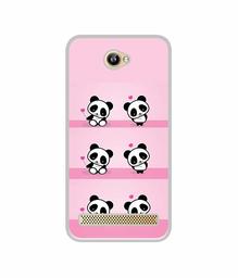 Amazon Brand - Solimo Designer Panda Pattern UV Printed Soft Back Case Mobile Cover for 10.or D2