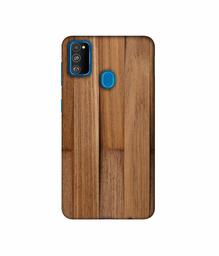 Amazon Brand - Solimo Designer Wooden Art 3D Printed Hard Back Case Mobile Cover for Samsung Galaxy M21 / M30s