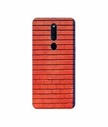 Amazon Brand - Solimo Designer Red and Purple Brick 3D Printed Hard Back Case Mobile Cover for Oppo F11 Pro