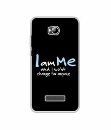 Amazon Brand - Solimo Designer Quotes UV Printed Soft Back Case Mobile Cover for Micromax Canvas Spark 3 Q385