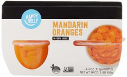 Happy Belly 16 Ounce Juice Fruit Cups, Mandarin Orange