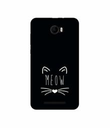 Amazon Brand - Solimo Designer Meow UV Printed Soft Back Case Mobile Cover for Karbonn K9 Viraat