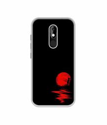 Amazon Brand - Solimo Designer Red Moon UV Printed Soft Back Case Mobile Cover for Micromax Canvas Selfie 3 Q460