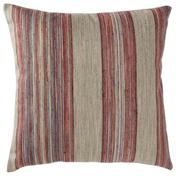 Amazon Brand – Rivet Bohemian Stripe Decorative Pillow, 17