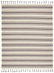 Amazon Brand – Stone & Beam Los Altos Striped Dhurrie Farmhouse Area Rug, 5' x 7' 6