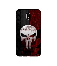 Amazon Brand - Solimo Designer Punisher Skull UV Printed Soft Back Case Mobile Cover for Samsung Galaxy J7 Pro