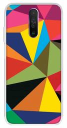 Amazon Brand - Solimo Designer Multicolor Triangle Visual Art Printed Soft Back Case Mobile Cover for Poco X2 / Xiaomi Redmi K30