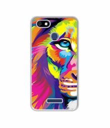 Amazon Brand - Solimo Designer Funny Cat Pattern Print UV Printed Soft Back Case Mobile Cover for Panasonic Eluga A4