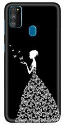 Amazon Brand - Solimo Designer Girl Design 3D Printed Hard Back Case Mobile Cover for Samsung Galaxy M21 / M30s