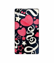 Amazon Brand - Solimo Designer Love You 3D Printed Hard Back Case Mobile Cover for Sony Xperia Z2