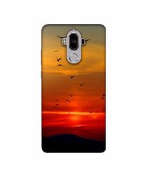 Amazon Brand - Solimo Designer Group Birds 3D Printed Hard Back Case Mobile Cover for Huawei Mate 9