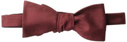 Buttoned Down 100% Silk Self Bow Tie Ties, Viola (Solid Wine), Unica (Taglia Produttore:)