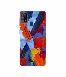 Amazon Brand - Solimo Designer X Multicolor Texture 3D Printed Hard Back Case Mobile Cover for Samsung Galaxy M31