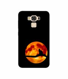 Amazon Brand - Solimo Designer Dark Black Cat 3D Printed Hard Back Case Mobile Cover for Asus Zenfone 3 Max ZC553KL