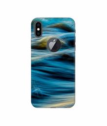 Amazon Brand - Solimo Designer Sea Wave 3D Printed Hard Back Case Mobile Cover for Apple iPhone Xs Max (Logo Cut)