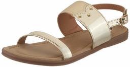 Flavia Women's Gold Fashion Sandals-5 UK (37 EU) (6 US) (FL/248/GLD)