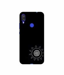 Amazon Brand - Solimo Designer Circle Pattern 3D Printed Hard Back Case Mobile Cover for Xiaomi Redmi Note 7 Pro