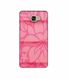 Amazon Brand - Solimo Designer Pink Flower Banch Print On Cloth 3D Printed Hard Back Case Mobile Cover for Samsung Galaxy A9 Pro